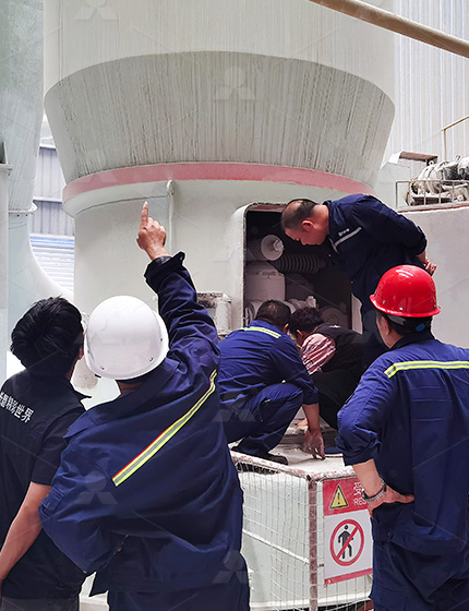 發(fā)貨后，黎明重工派遣專業(yè)技術(shù)人員親赴現(xiàn)場，進行售后的安裝、調(diào)試、投產(chǎn)等一系列工作，目前該項目運行情況良好，生產(chǎn)效率大大提高，電能消耗有效降低，當(dāng)?shù)丨h(huán)境明顯改善，實現(xiàn)了