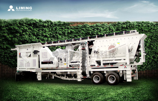 黎明重工輪胎式移動(dòng)破碎站